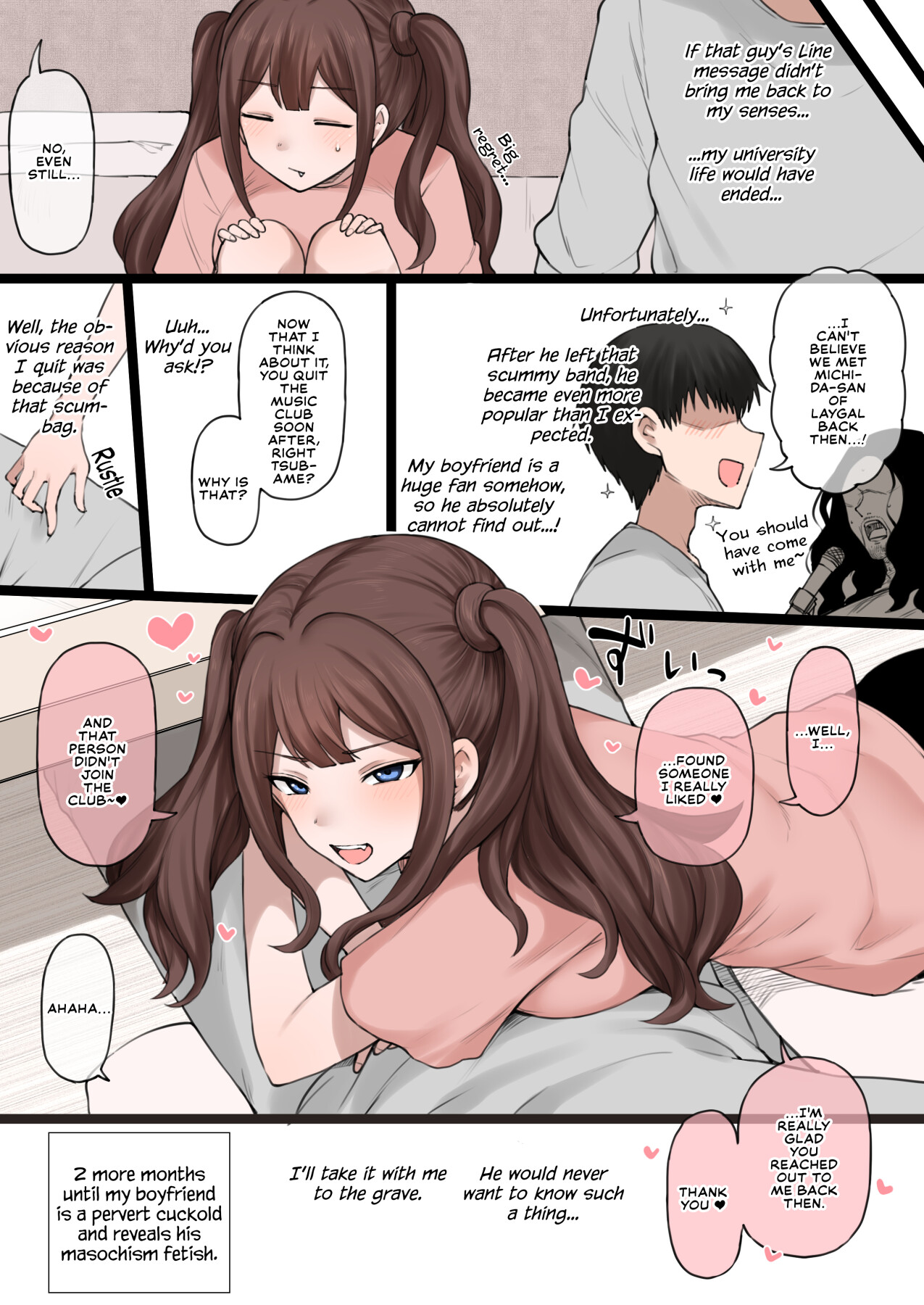 Hentai Manga Comic-A Girlfriend Who Plays Along with My Cuckold Fetish + Prequel-Read-56